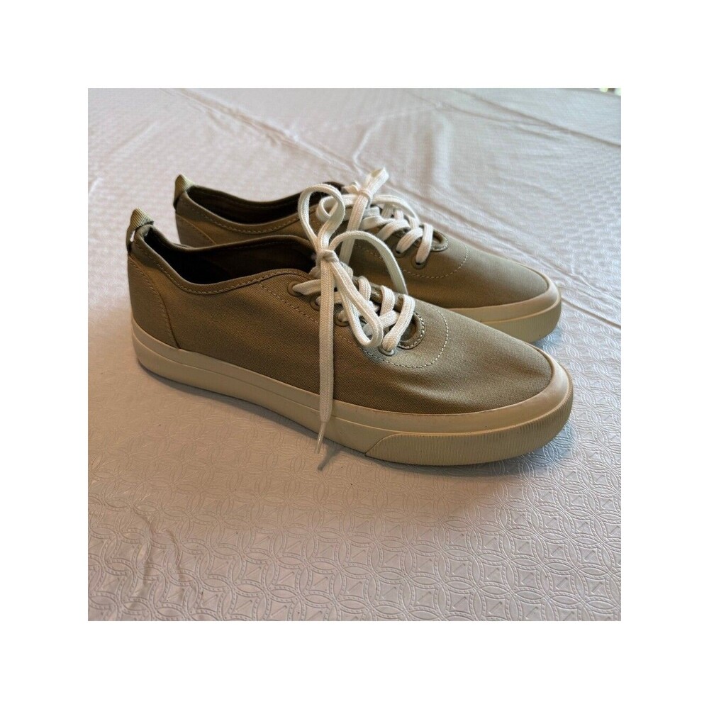 Everlane Tread Canvas Sneakers in Tan, Size 8 Womens US/ 6 Mens US